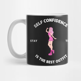 Self confidence is the best outfit lilac Mug